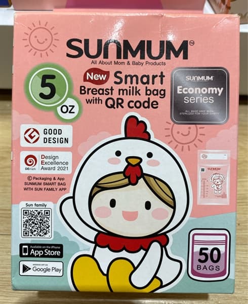 Túi trữ sữa Sunmum 150ml (50 túi)