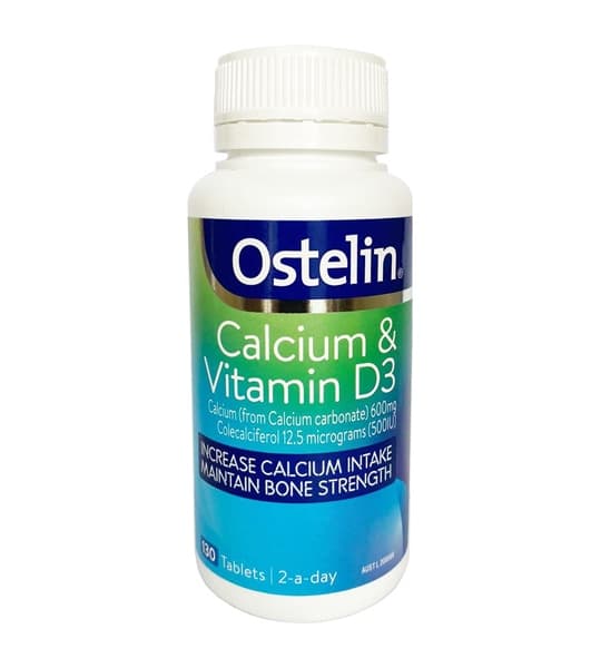 Vitamin D Ostelin bầu- Calcium (130V)