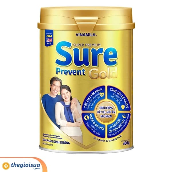 Sữa bột Vinamilk Sure Prevent gold