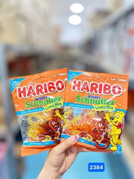 Kẹo dẻo Haribo Kinder Schnuller Limo Mix 175g (34)