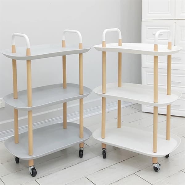Kệ 3 tầng Oval Umoo trắng UM- 09112