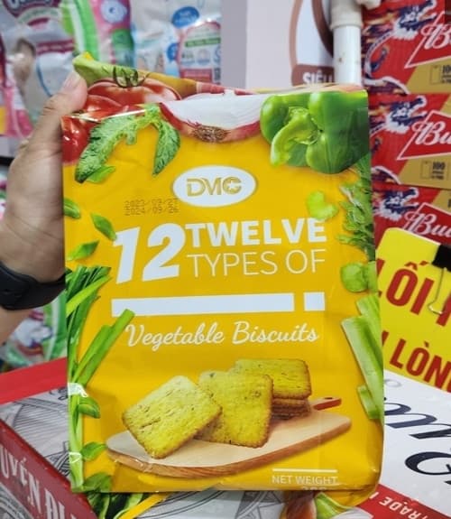 Bánh mặn 12 loại rau củ 288g