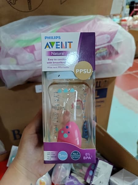 Bình sữa Avent PPSU cho trẻ từ 1 tháng tuổi (260ml-đơn)