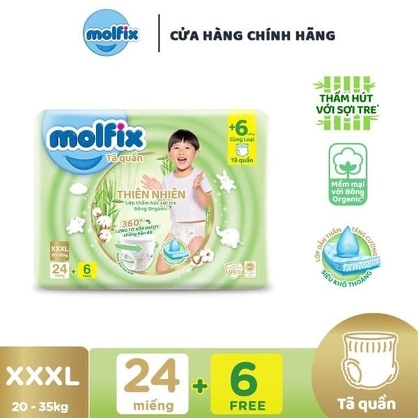Tã quần Molfix XXXL24+6