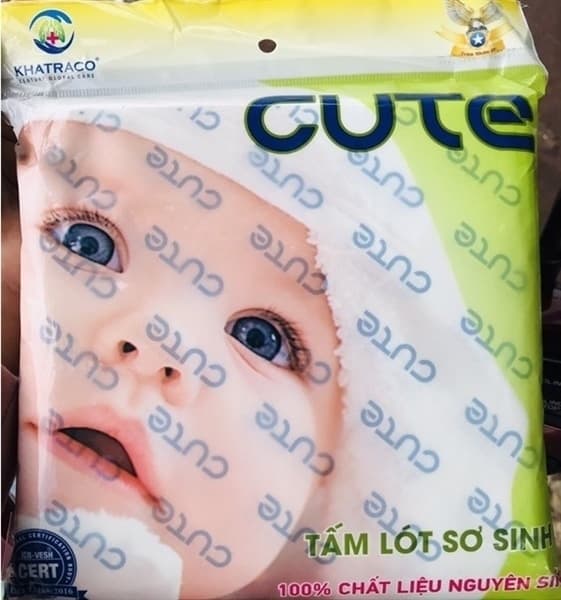 TẤM LÓT SƠ SINH CUTE KHATRACO 50 MIẾNG