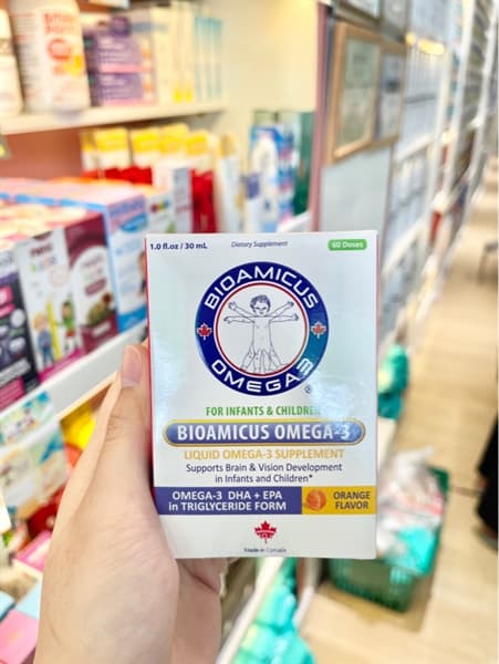 Omega - 3 DHA Nước Bioamicus 30ml