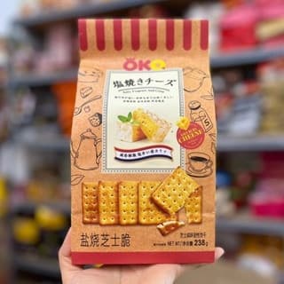 Bánh quy phô mai trứng muối OKO Đỏ 238g