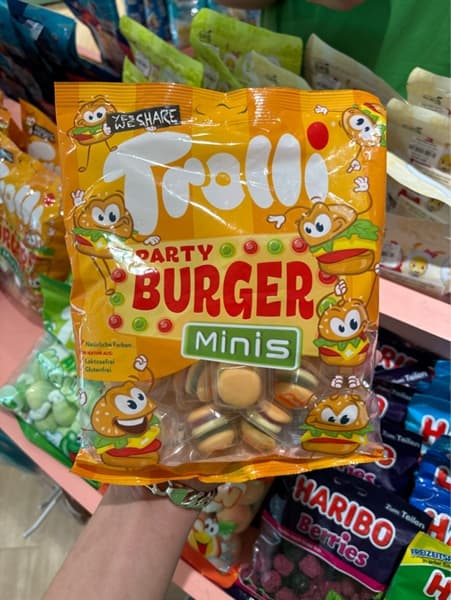 Kẹo dẻo Trolli mini Burger 170g