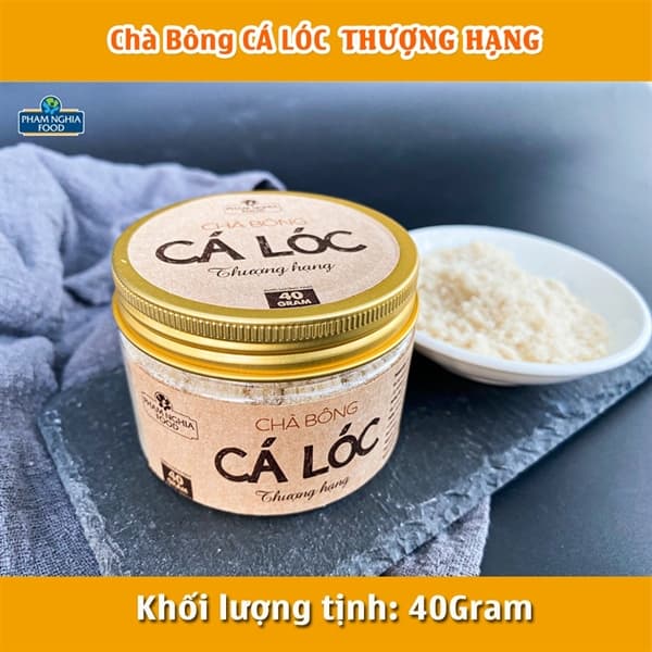 Chà Bông Cá Lóc Thượng Hạng Phạm Nghĩa Food 40G