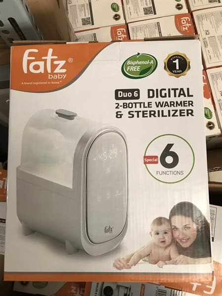 Máy hâm sữa và tiệt trùng 2 bình cổ rộng Duo 6 FB3090CY