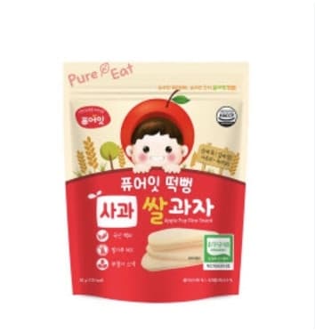Bánh Dẹt PureEat 30g - Táo