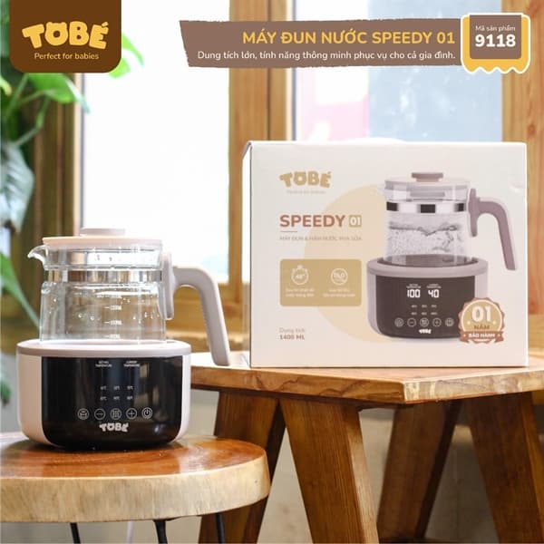 Máy đun và hâm nước pha sữa Speedy Tobe