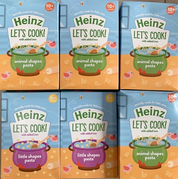 NUI PASTA HỮU CƠ HEINZ HÌNH THÚ ĐẬU TÂY NẤM HƯƠNG PHOMAI 340G ANH 10M+