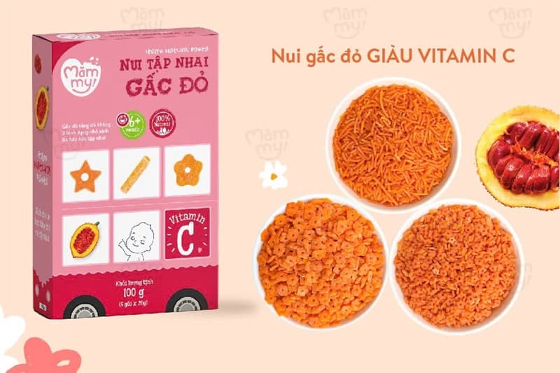 Nui tập nhai gấc đỏ Măm My -100g