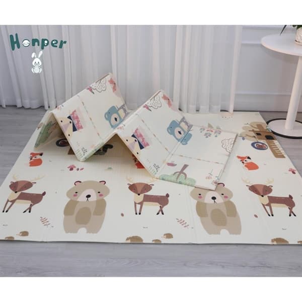 Honper - Thảm gấp gọn Mẫu KHỈ - KT: 1m8 x 2m x1.5cm
