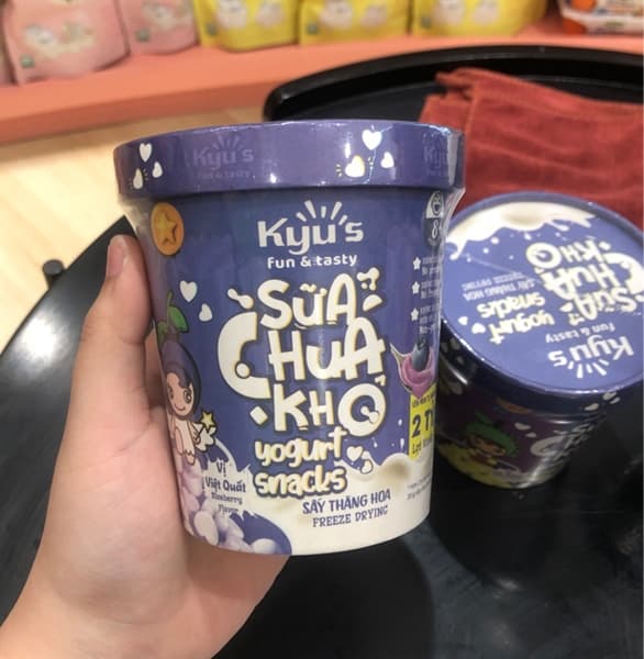 Sữa chua khô sấy thăng hoa 20g - Việt Quất
