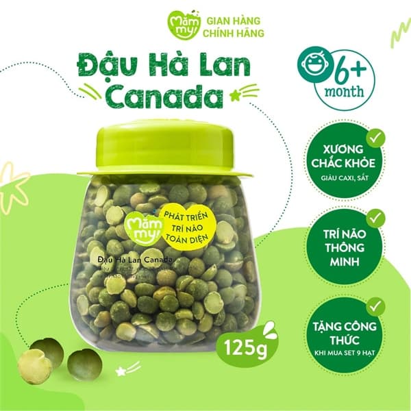 Đậu hà lan hữu cơ Mămmy
