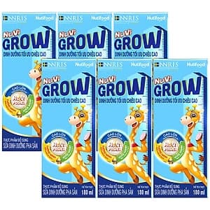 Sữa pha sẵn Nuvi Grow tăng chiều cao hộp 180ml