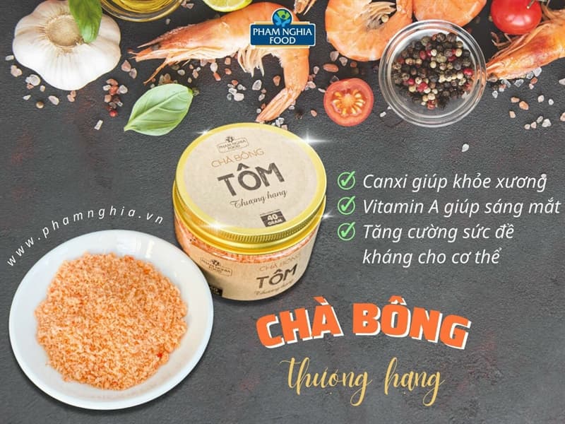 Chà Bông Tôm Thượng Hạng Phạm Nghĩa Food 40G