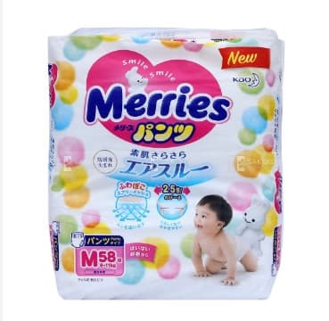 Tã Quần Merries M58 miếng