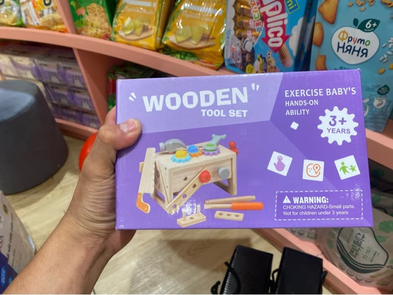 KM Sữa nước kids more - Bộ gỗ wooder Tool Set (1sô 1vani)