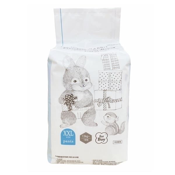 TÃ MOMO RABBIT HÀN SIZE XXL QUẦN BÉ TRAI – 18 MIẾNG