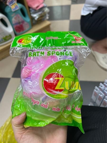 BÔNG TẮM TRÒN ZUMI