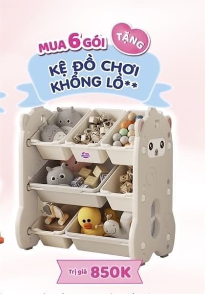 Kệ Nhựa Spring Campaign (QT Merries)
