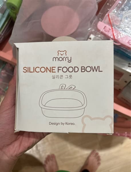 Bát ăn dặm silicon Morry đủ màu MR003