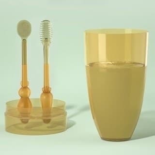 SET BÀN CHẢI ĐÁNH RĂNG & RƠ LƯỠI SILICONE MỀM CHO BÉ 0-18M