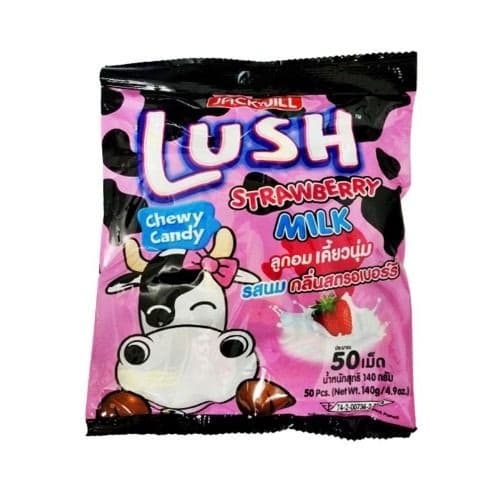 Kẹo Lush Sữa Hương Dâu Gói 140gr