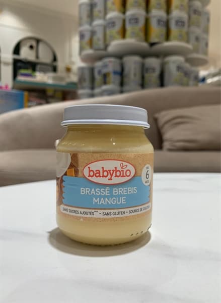 Sữa Chua Cừu Hữu Cơ Cho Bé Vị Xoài Babybio