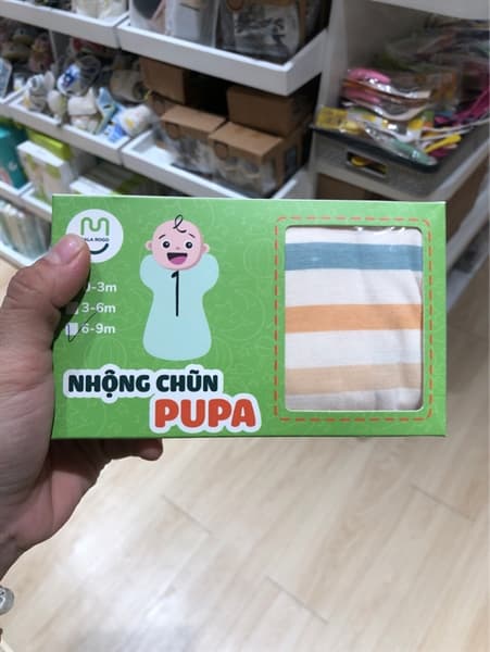 Nhộng chũn sơ sinh bamboo Uala UR2404A- Ghi Tê Giác (6-9M)