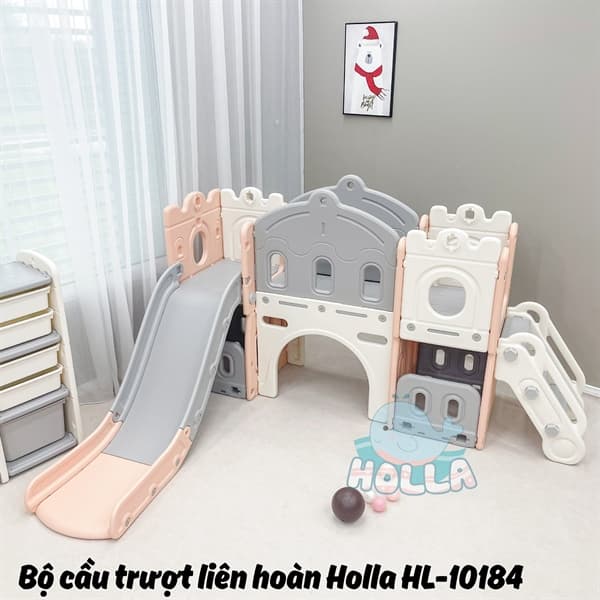 Cầu trượt liên hoàn Holla- Xám