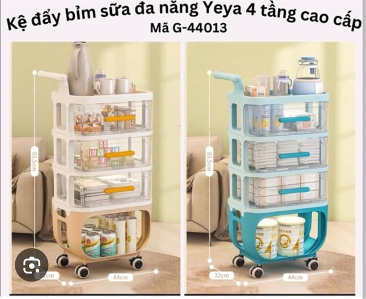 Kệ đẩy bỉm sữa YeYa 3 tầng