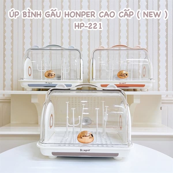 Úp bình Gấu Hoper Nâu HP221