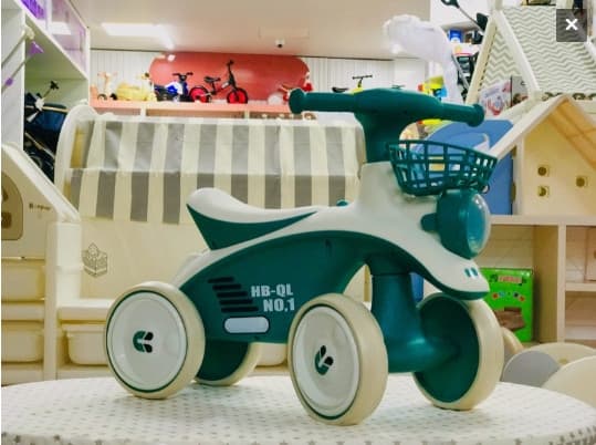 Xe chòi Có đèn giỏ cao cấp 618