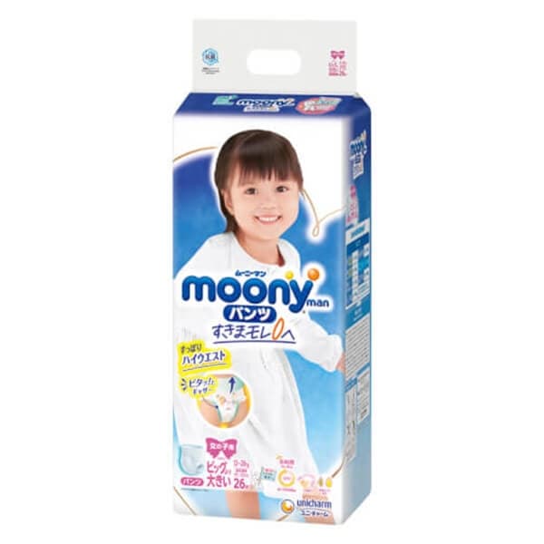 Tã quần Moony XXL26 Girl