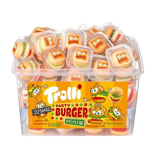 Kẹo dẻo Trolli mini Burger 600g