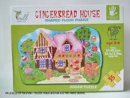 Puzzle 35 mảnh - Ngôi nhà bánh gừng