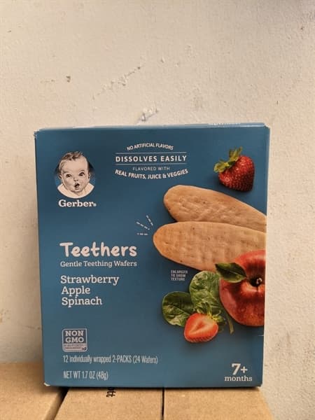 Bánh Gạo Gerber Organic 48g - Chuối, đào