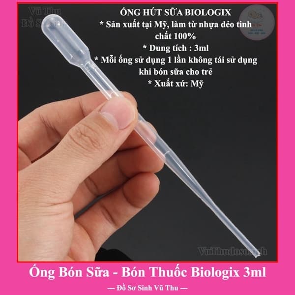 ỐNG BÓN SỮA CHO BÉ