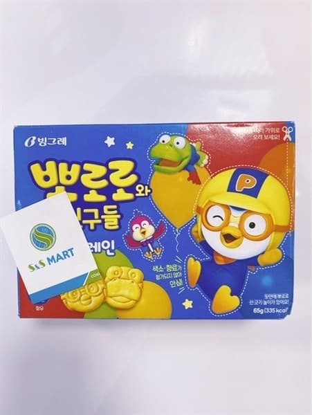 Bánh Pororo sữa 65g