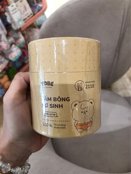 TB - Tăm bông sơ sinh hộp 400 que TOBE