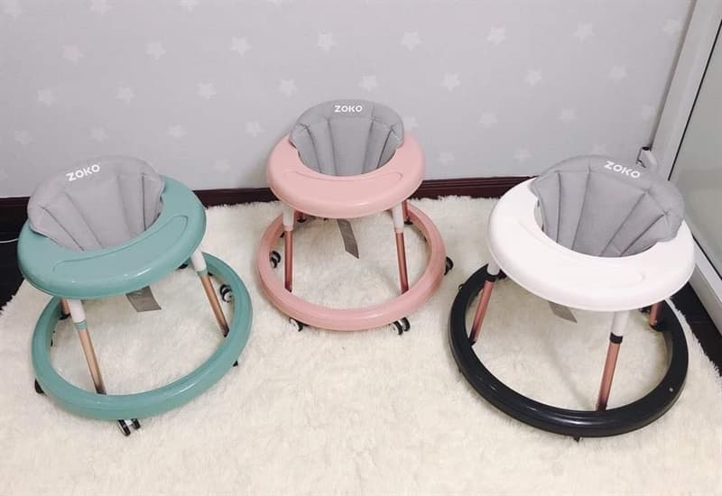 Xe tập đi Zoko (trắng, hồng, xanh)