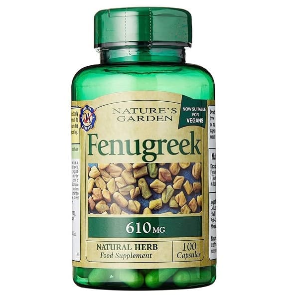 Lợi sữa Fenugreek Anh. 610mg (100v)