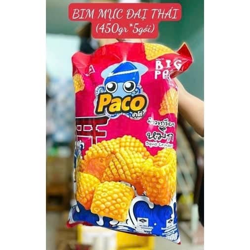 Bánh Mực Paco Thái Lan Khổng Lồ 480gr