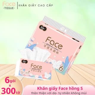 Giấy bỏ túi FACE hồng (12 bịch/lốc)