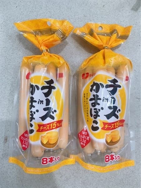 Xúc xích phô mai Natori (vàng - 256g)