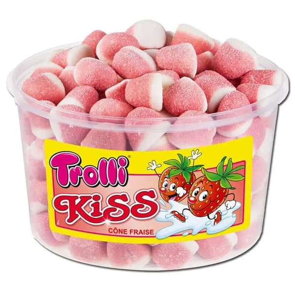Kẹo dẻo Trolli Strawberry Kiss 975g